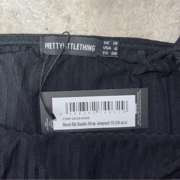 PRETTYLITTLETHING Ribbed Jumpsuits - Picture 6 of 8